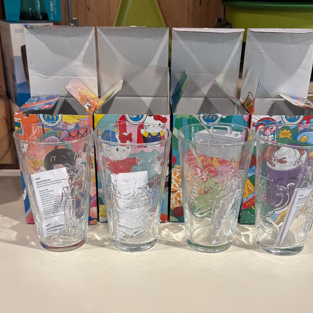 McDonald's 2024 Exclusive Collector's Edition Glass set